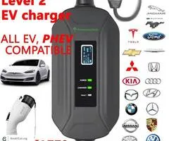 Level-2 FAST EV Charger 220V 30'Cord 16Amps for Tesla,Hundai,Kia,Prius